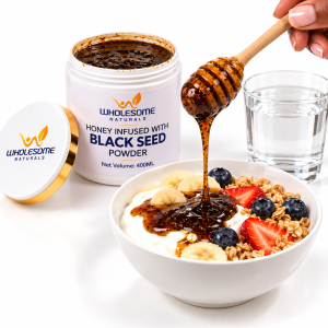 Honey Infused with Black Seed Powder 400ml