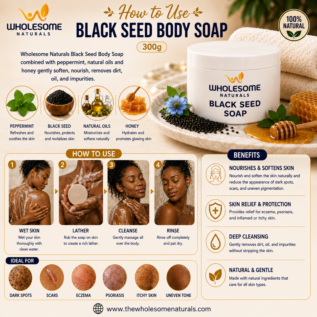 Black Seed Soap 300g