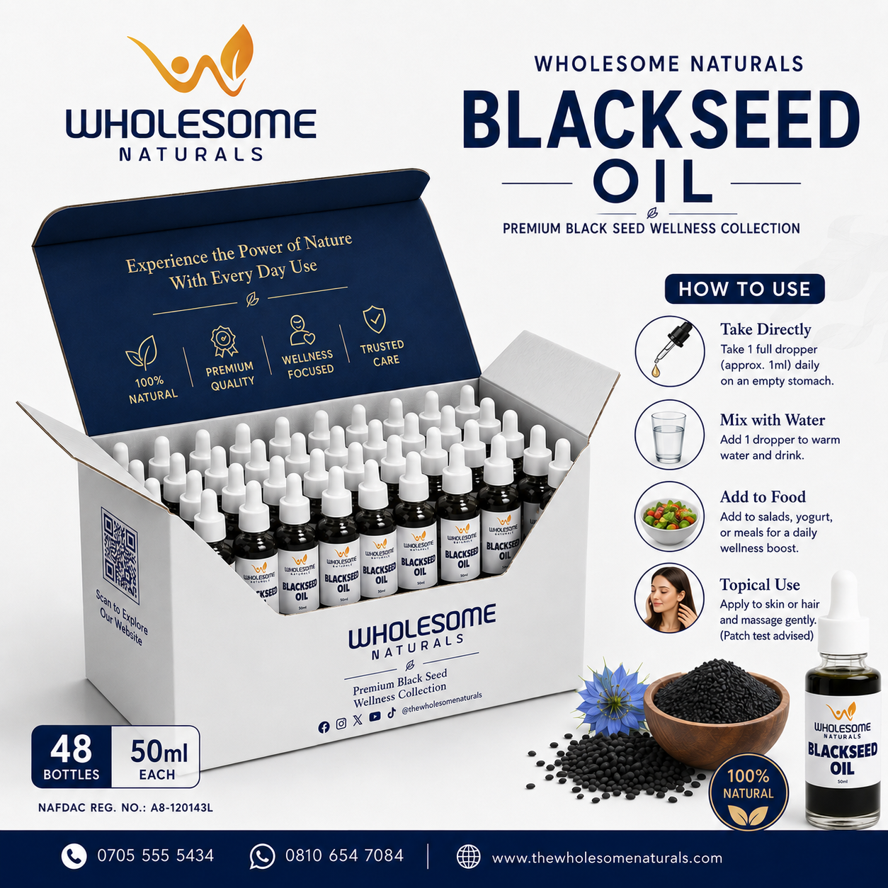 Black Seed Oil 50ml - Image 2
