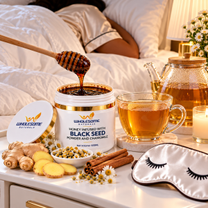 Honey Infused With Black Seed Powder and Chamomile 500ml