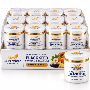 Honey Infused With Black Seed and Chamomile 500ml (12)